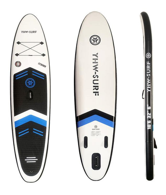 10'6" Inflatable Stand Up Paddle Board Kit（White）