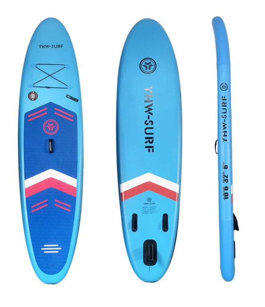 10'6" Inflatable Stand Up Paddle Board Kit（Blue）