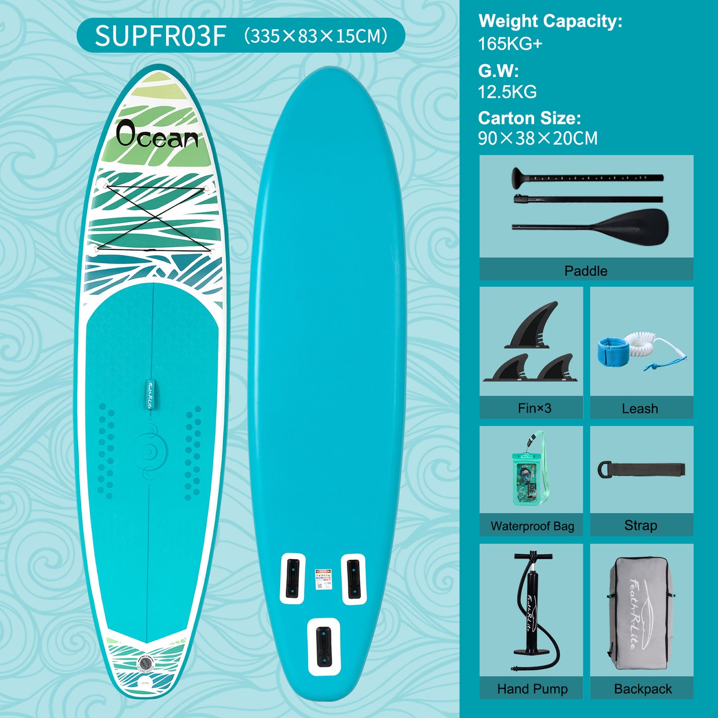 INFLATABLE STAND-UP PADDLE －Wave